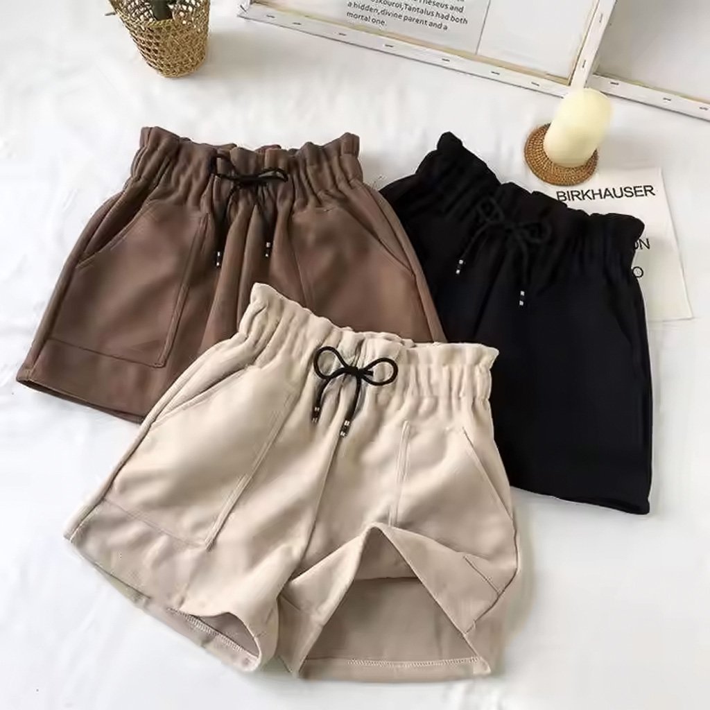 Women Solid Color Beach shorts (Farba Fialová, Veľkosť 38)