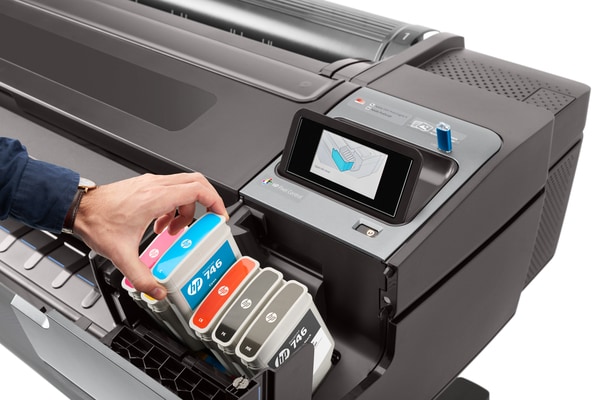HP DesignJet Z6 – ovládací panel