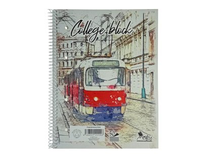 Blok College Notes A5 50 listov linajkový