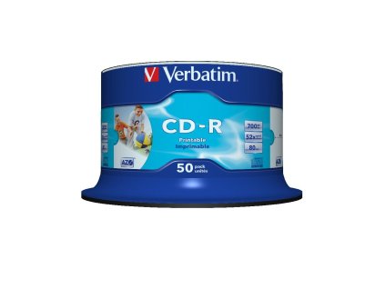 Verbatim CD-R printable cake 50 ks