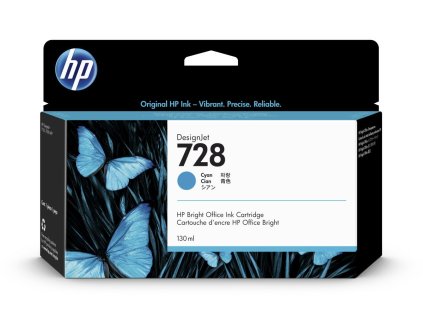 HP 728 130ml Cyan 0b