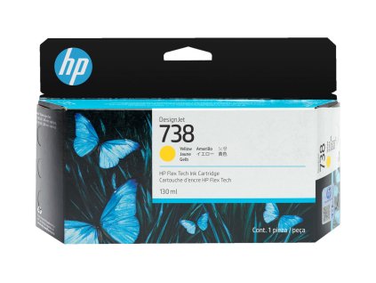 HP 738 130 ml Yellow 0b