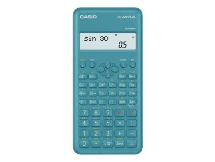Kalkulačka Casio fx-220 PLUS vedecká modro-zelená