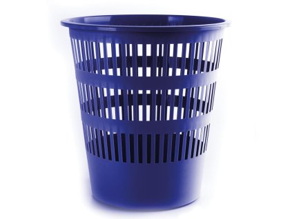 Kôš plastový rebrovaný 16 ℓ modrý