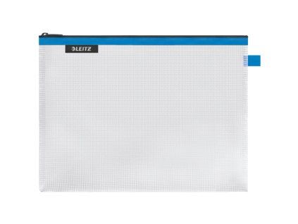 Plastový obal so zipsom Leitz WOW veľký modrý