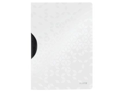 Obal s klipom plastovým Leitz WOW biely