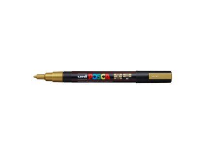 Popisovač uni POSCA PC-3M zlatý