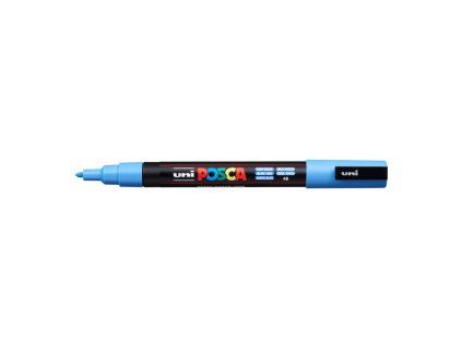 Popisovač uni POSCA PC-3M nebesky modrý
