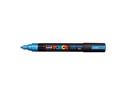 Popisovač uni POSCA PC-5M metalicky modrý