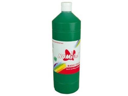 Temperová farba Nomiland BasicColor tmavozelená 1000ml
