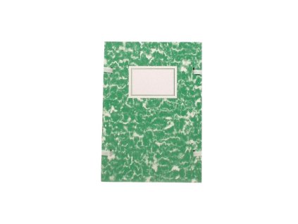 Spisové dosky A4 mramor zelený