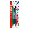 Sada guľôčkových pier STABILO pointball colorful 4 ks