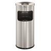 Kôš s popolníkom 17 ℓ strieborný