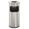 Kôš s popolníkom 17 ℓ strieborný