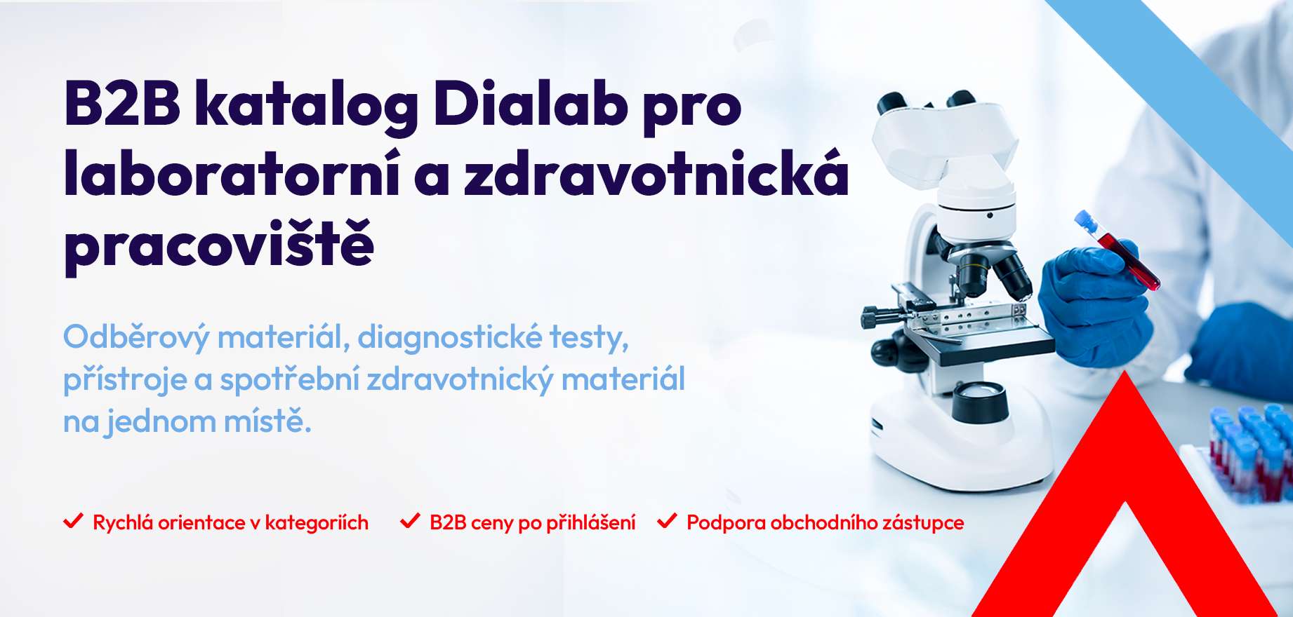 B2B katalog Dialab pro laboratorní a zdravotnická pracoviště