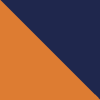 oranžová/modrá