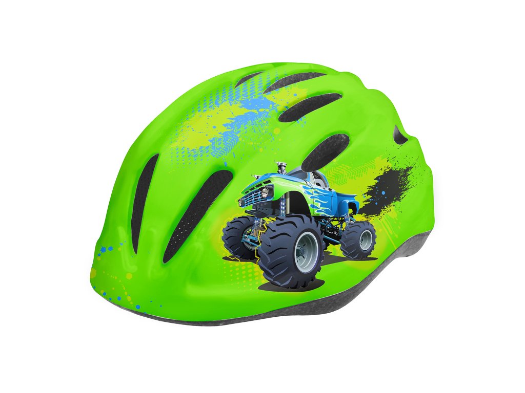 Dětská cyklistická přilba WISTA HardShell zelená S/M (52-56 cm)