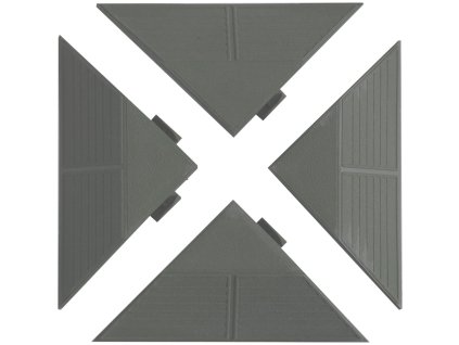 Roh_4ks Combi šedá 200x200x270xH48 mm