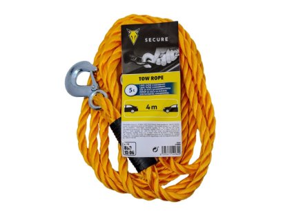 COYOTE SECURE Lano tažné 5t s karabinami