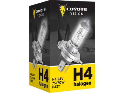 Žárovka 24V H4 75/70W COYOTE VISION