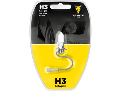 Žárovka 12V H3 55W COYOTE VISION blistr