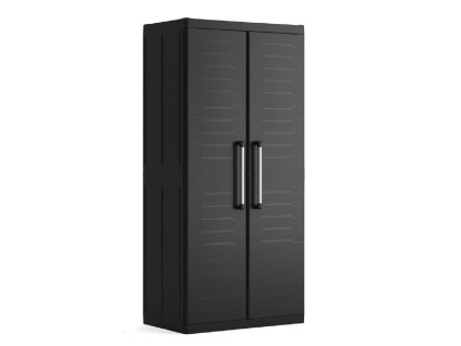 Skříň DETROIT XL vysoká 89 cm, černá