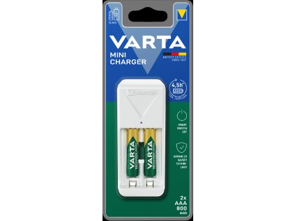 Nabíječka VARTA Mini Charger včetně 2 AAA 800 mAh