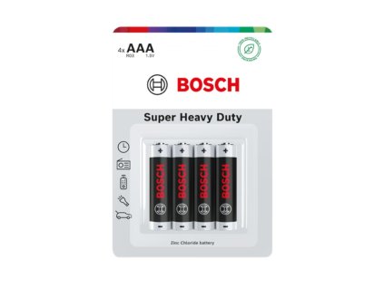 Bosch Super Heavy Duty AAA, R03 4ks