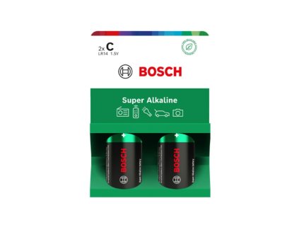Bosch Super Alkaline C, LR14 2ks