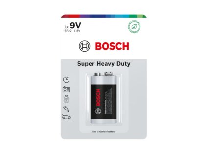 Bosch Super Heavy Duty 9V, 6F22 1ks