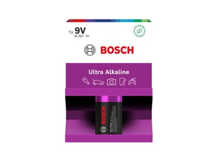 Bosch Ultra Alkaline 9V, 6LR61 1ks