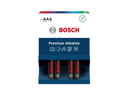 Bosch Premium Alkaline AAA, LR03 4ks
