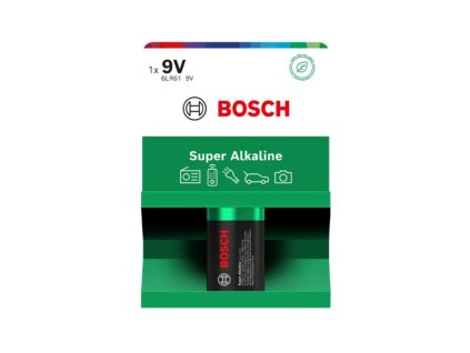 Bosch Super Alkaline 9V, 6LR61 1ks
