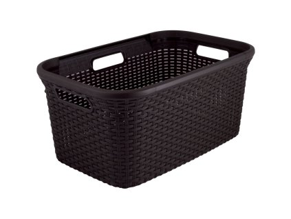 Koš na čisté prádlo STYLE 45l hnědý