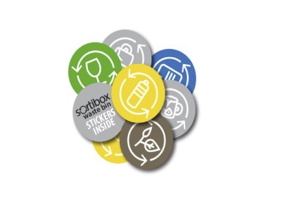 samolepky trid odpad sotibox