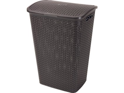 Koš na špinavé prádlo MY STYLE 55l hnědý