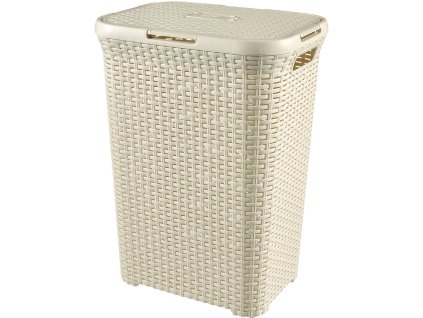 Koš na špinavé prádlo STYLE 60l krémově bílá