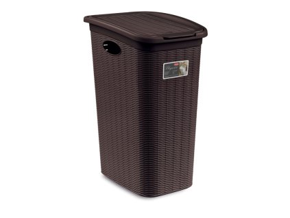 Koš na prádlo Elegance 36 l, hnědý