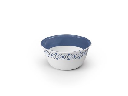 Plastová miska Tosca pr. 13 cm bílá/modrá