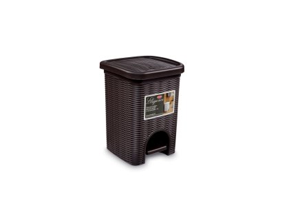 Odpadkový koš do koupelny Elegance 6l, hnědý