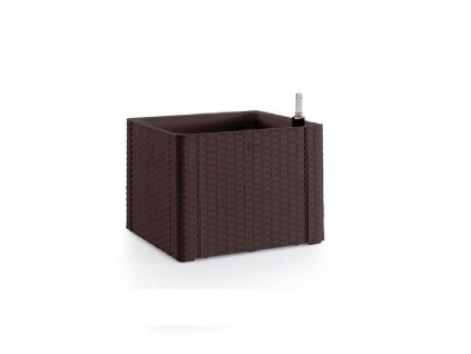 Truhlík samozavlažovací Natural Deluxe 35 l, hnědý