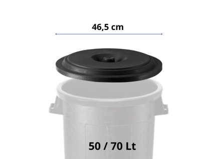Víko pro koše Drum 50/70 l