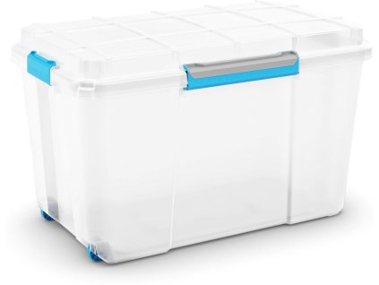 Scuba box XL bílý, 106l, modré zavírání