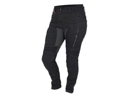 Džíny moto RICARD kevlar dámské černé 34/32 - L (Velikost 32/32 M)