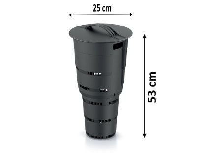 Kompostér zapuštěný COMBIOSOIL černý 25cm