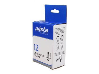 Cyklo duše WISTA 12 1/2×1,75×2 1/4 AV – 80012