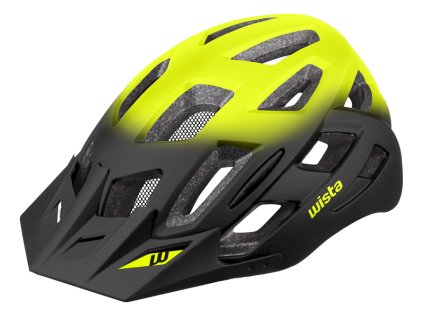 Cyklistická přilba WISTA In-mold žlutá/černá S/M (55-58 cm)