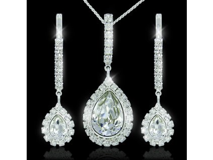 Souprava Elisabeth Crystal. Made with Swarovski crystals