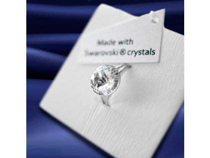 Prsten Amabile Made with Swarovski Crystals