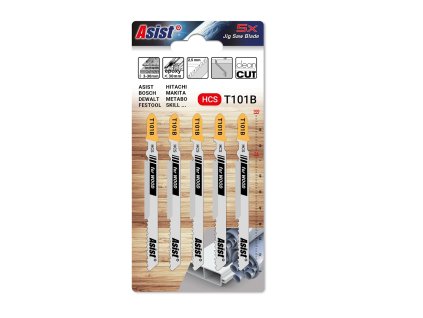 Pilové listy k přímočaré pile na dřevo a plast - 5ks
